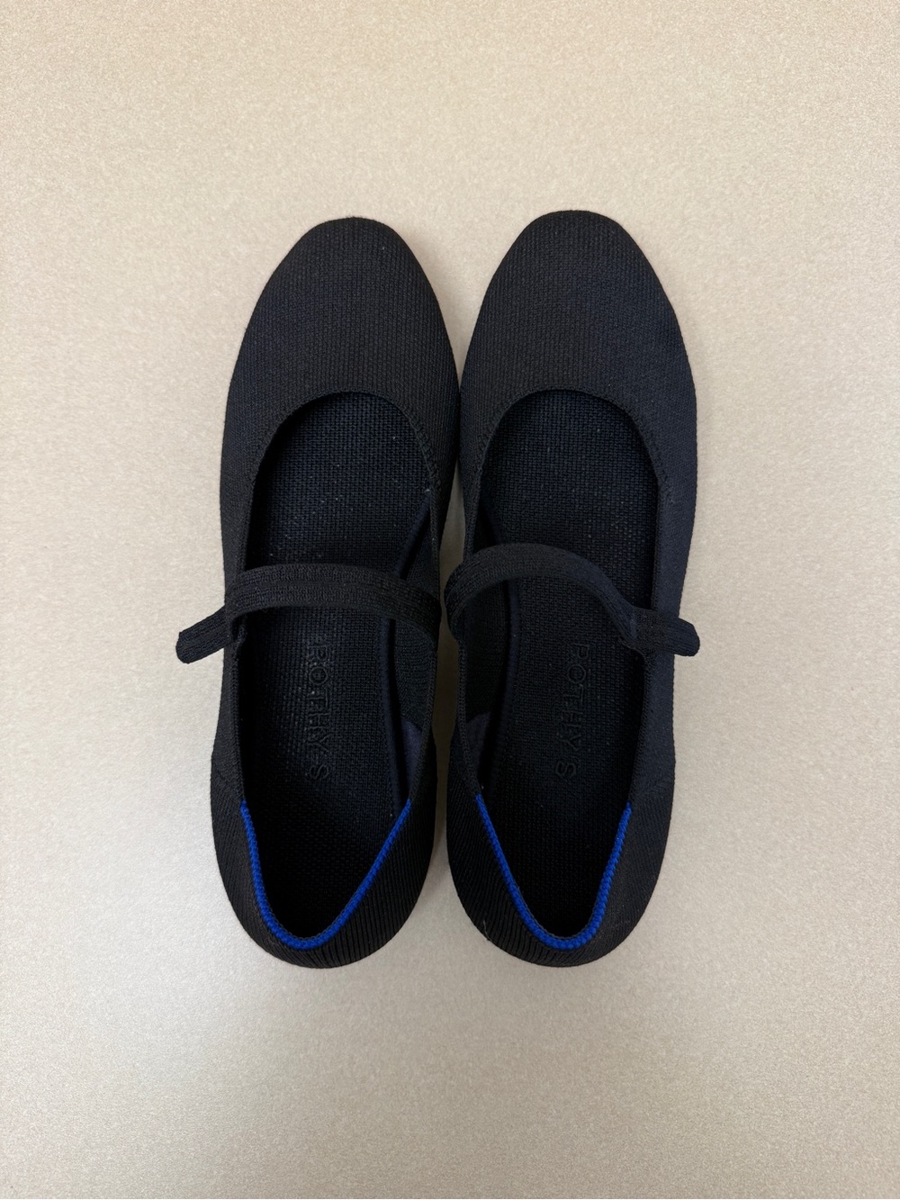 Rothy's Black Mary Jane Flats